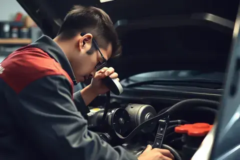 タイミングベルトの交換作業