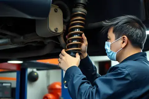 サスペンションの取付工事